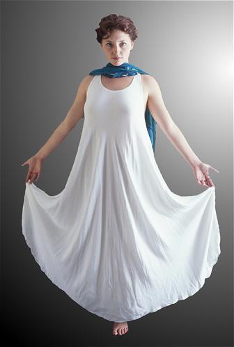 White short sleeve Magic Dress