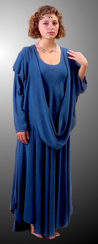 Blue long sleeve Magic Dress