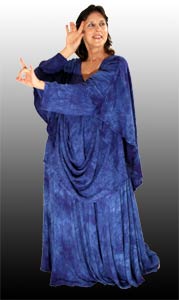 New Blue long sleeve Magic Dress